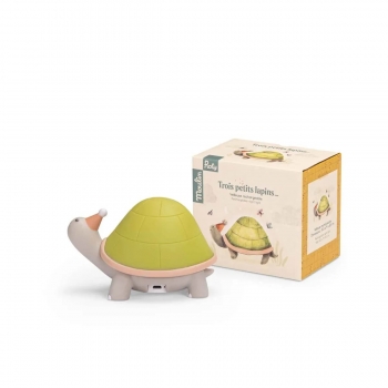 Moulin Roty - Trois Lapins Nachtlicht Schildkröte (USB)